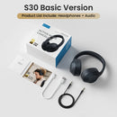 HAYLOU S30 ORIGINAL ANC Sem Fio Bluetooth 5.4, som HI-DEF, Cancelamento Ruído ambiente, bateria de alta performance, confortável, no brasil envio rapido